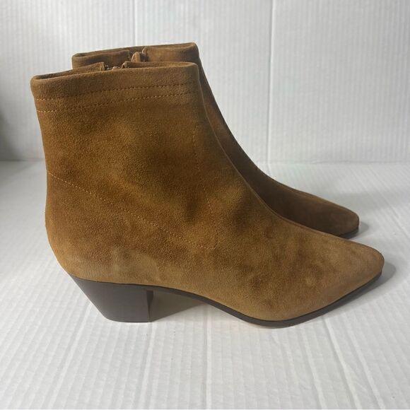 MAJE Flika Suede Ankle Boots - Tan New in box size 37 - Picture 9 of 12